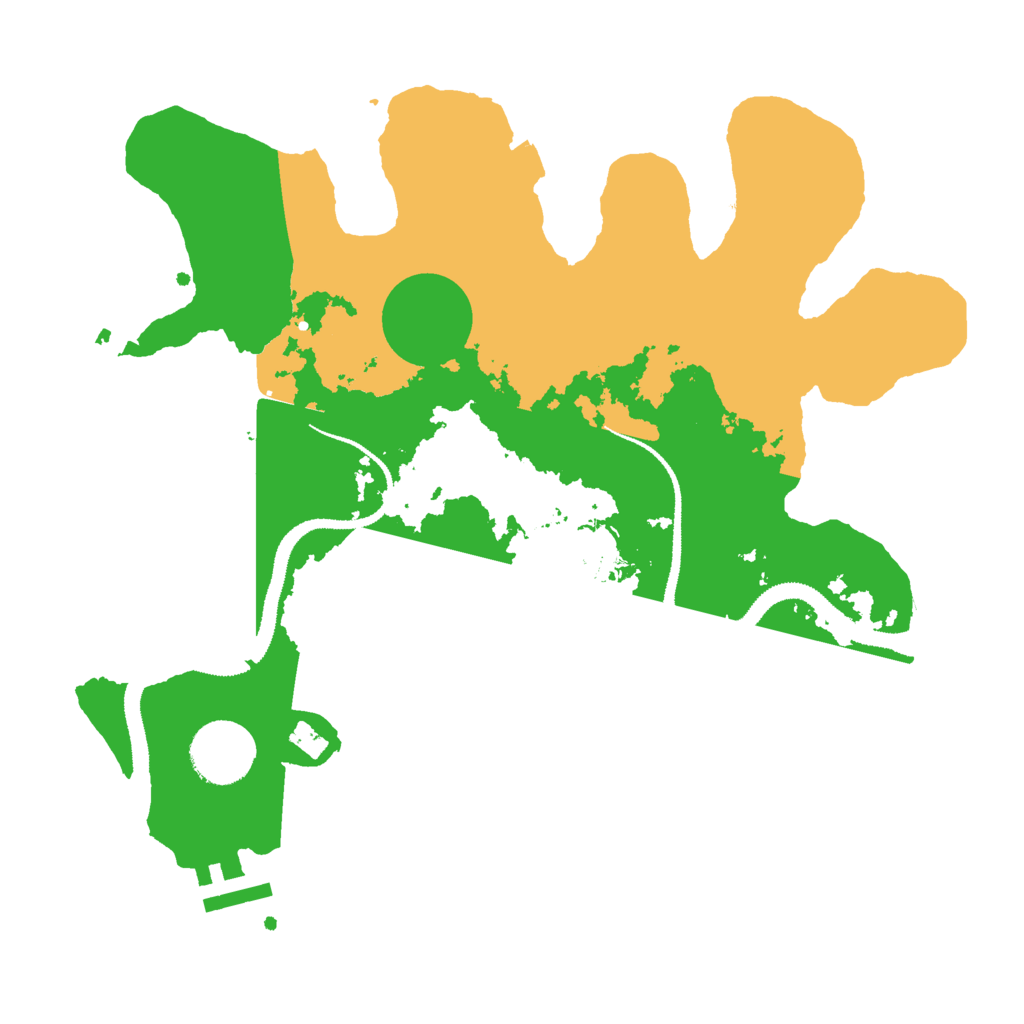 Biome Rust Map: Procedural Map, Size: 3000, Seed: 2004884515