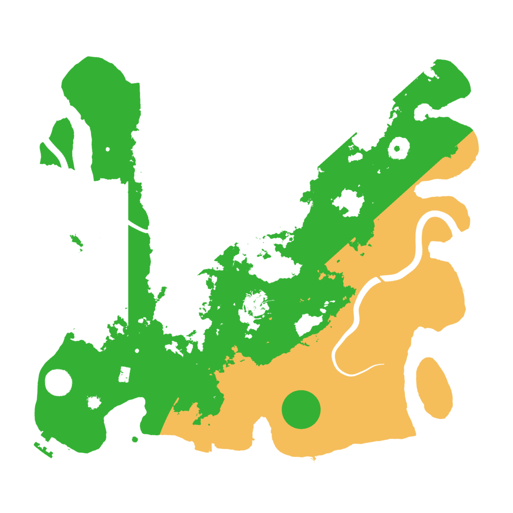 Biome Rust Map: Procedural Map, Size: 3500, Seed: 784512