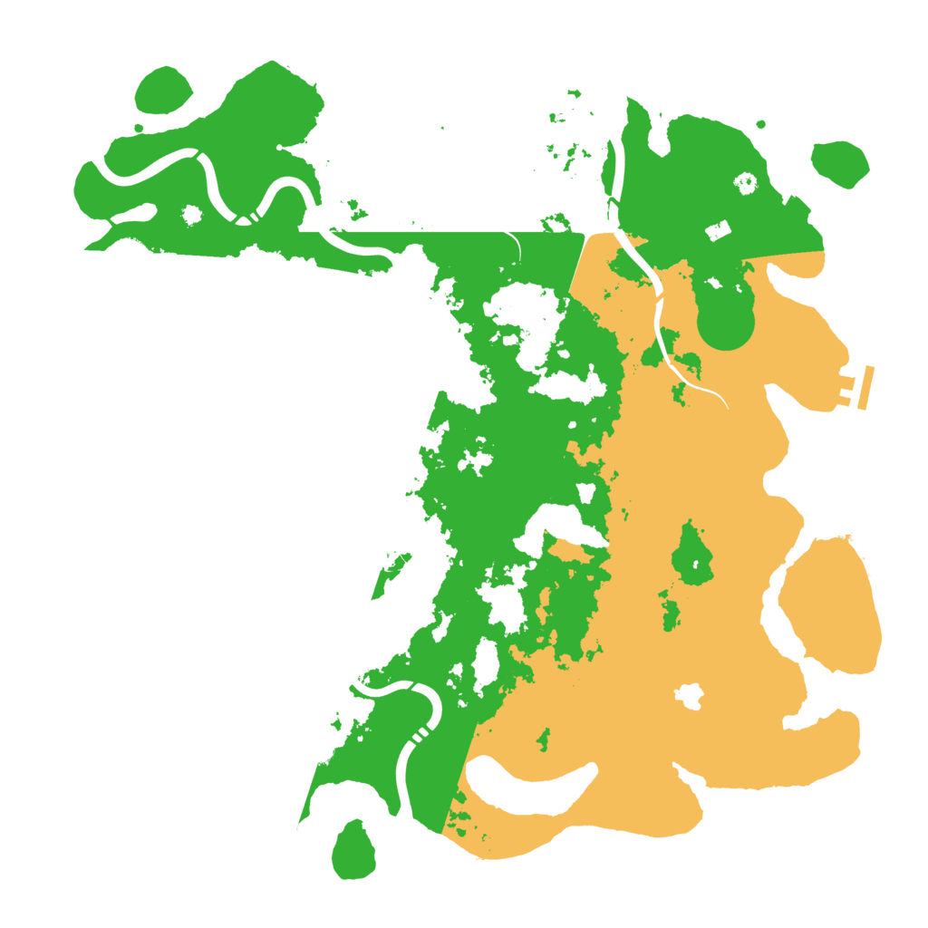 Biome Rust Map: Procedural Map, Size: 4250, Seed: 535210083