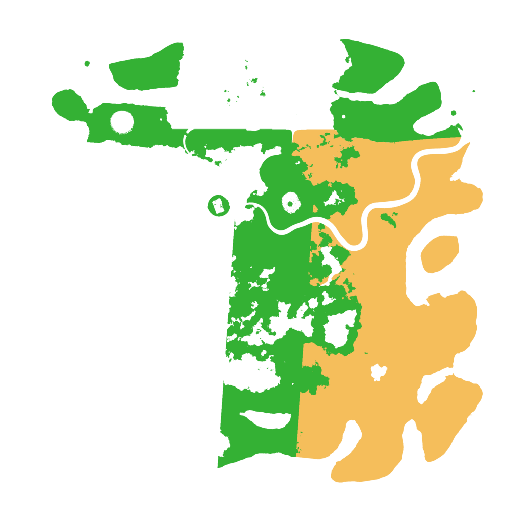 Biome Rust Map: Procedural Map, Size: 4000, Seed: 1158