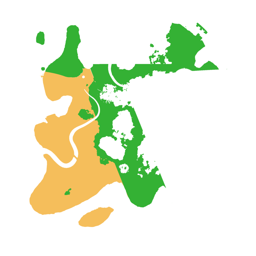 Biome Rust Map: Procedural Map, Size: 2750, Seed: 69646