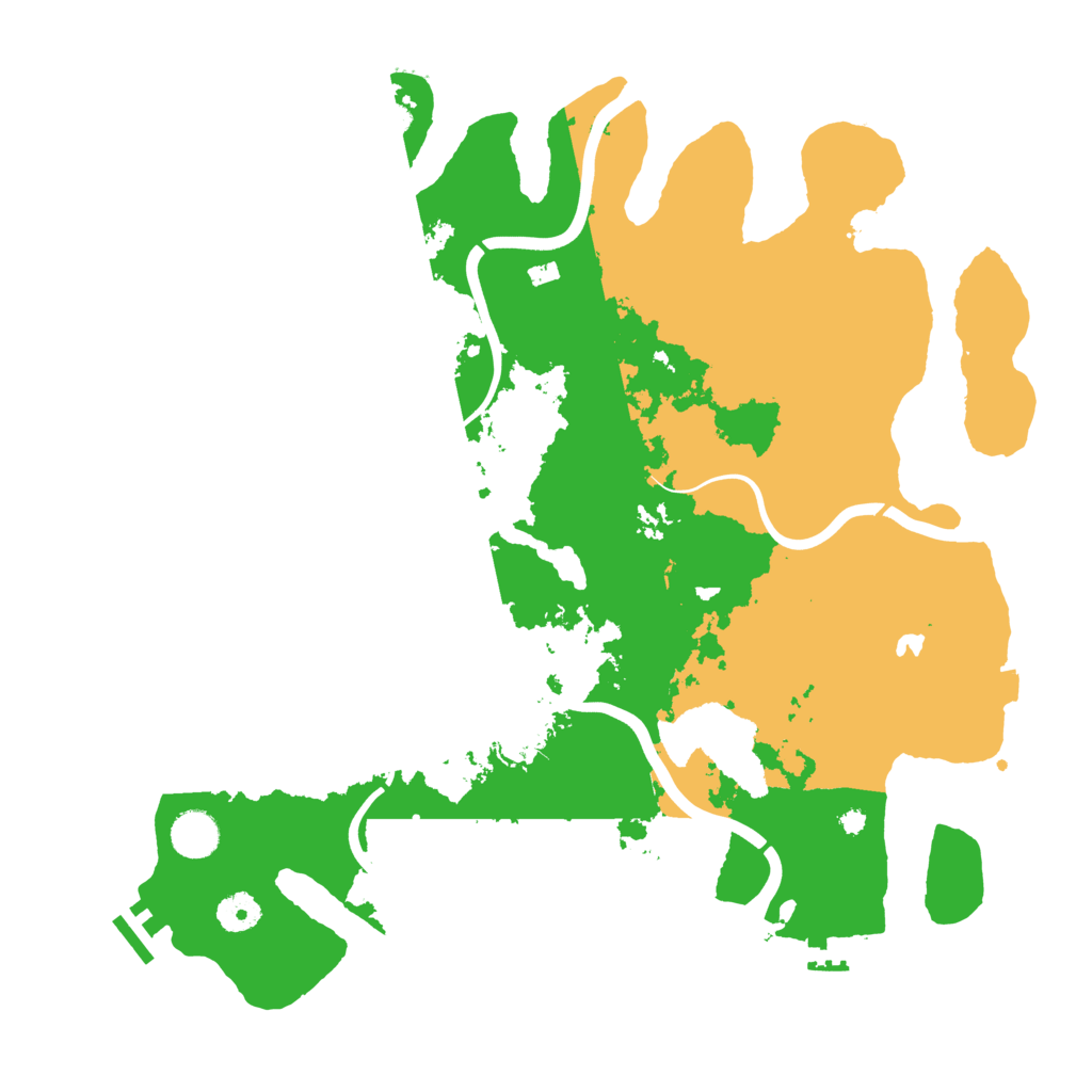 Biome Rust Map: Procedural Map, Size: 4000, Seed: 17344597