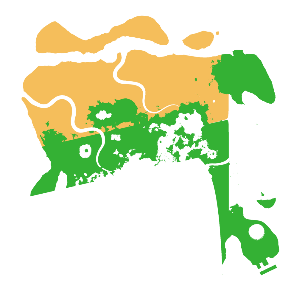 Biome Rust Map: Procedural Map, Size: 3500, Seed: 1569707413
