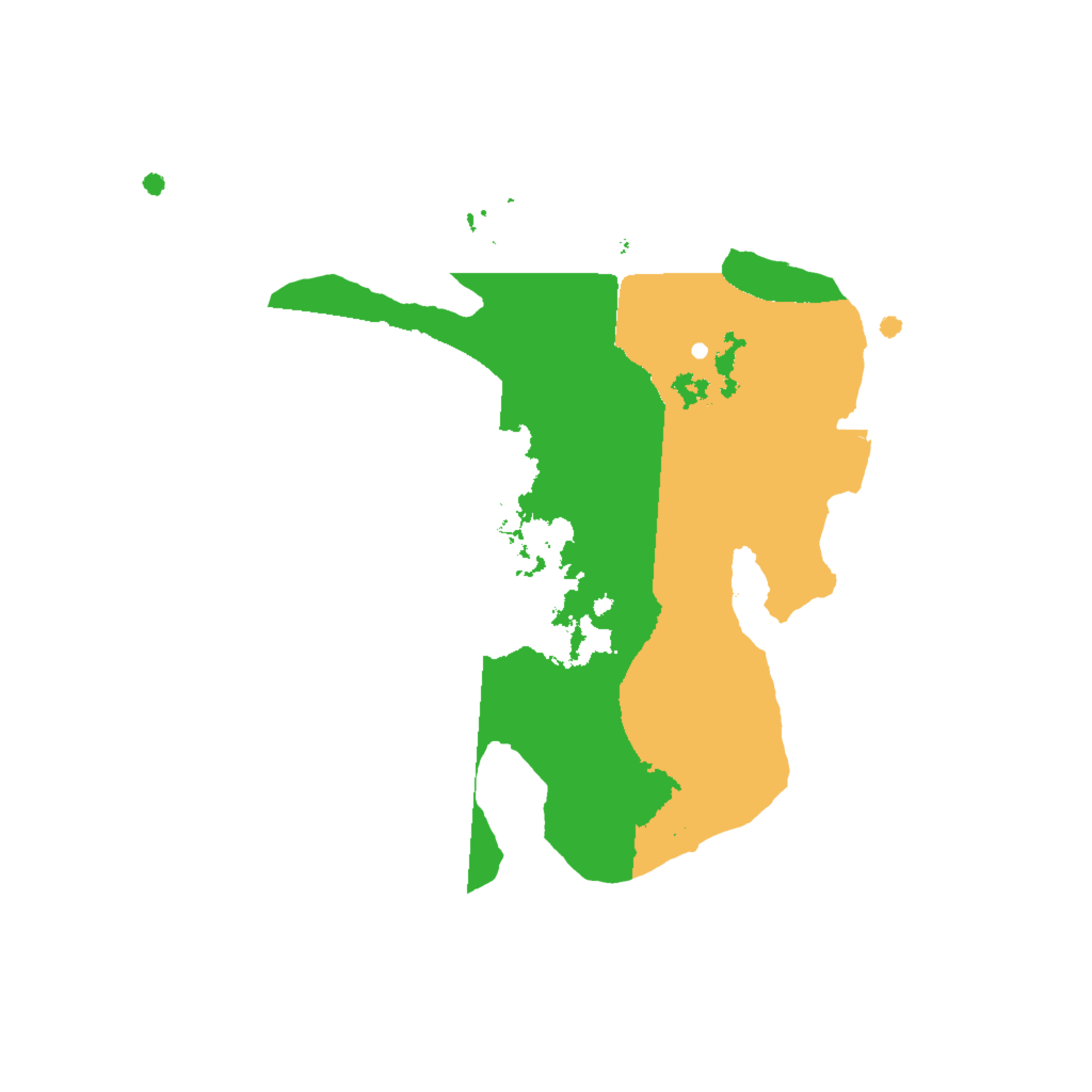 Biome Rust Map: Procedural Map, Size: 2000, Seed: 1278626802