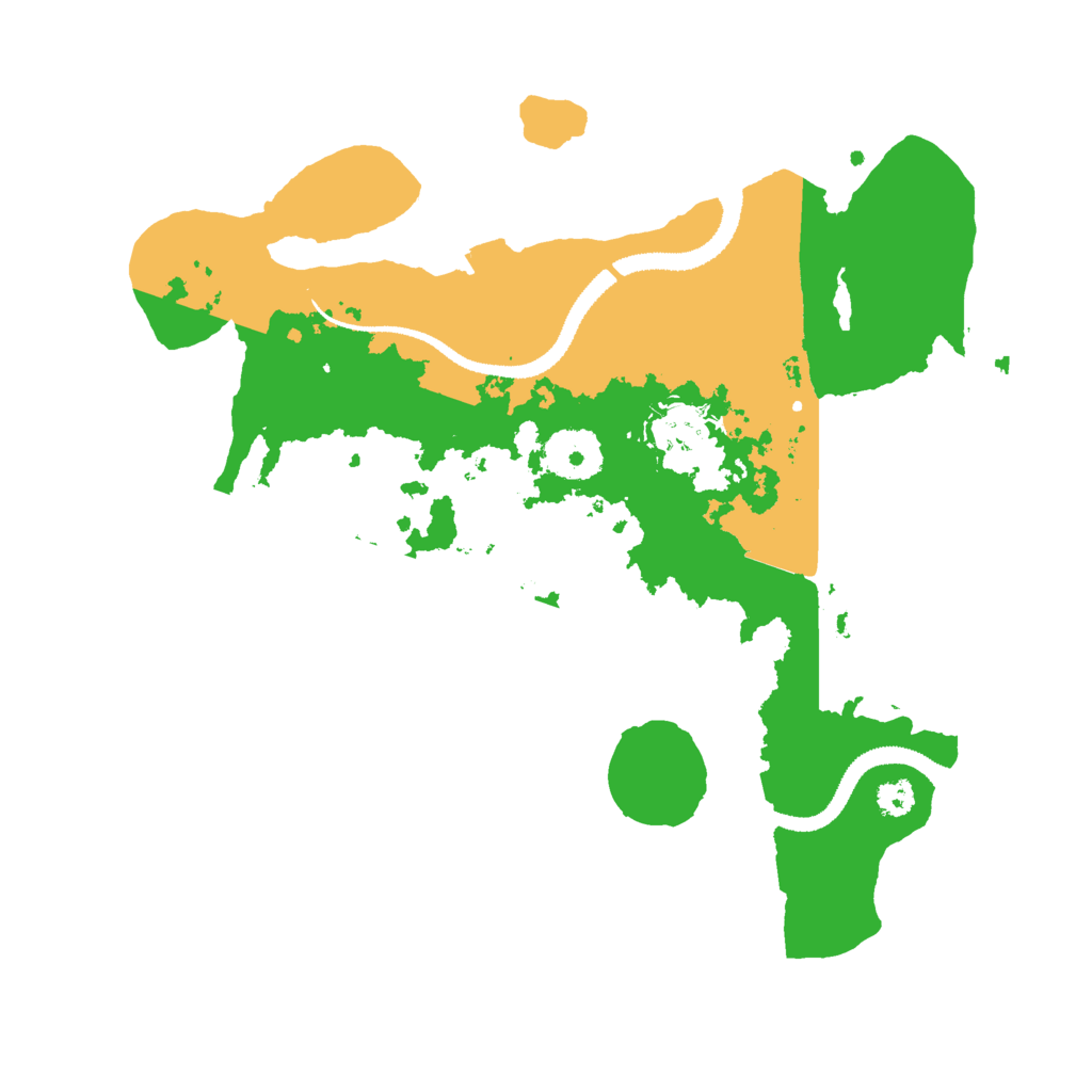 Biome Rust Map: Procedural Map, Size: 3000, Seed: 441975988