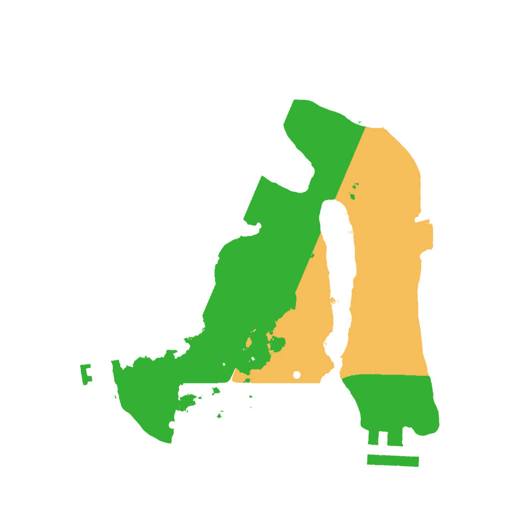 Biome Rust Map: Procedural Map, Size: 2000, Seed: 513234322