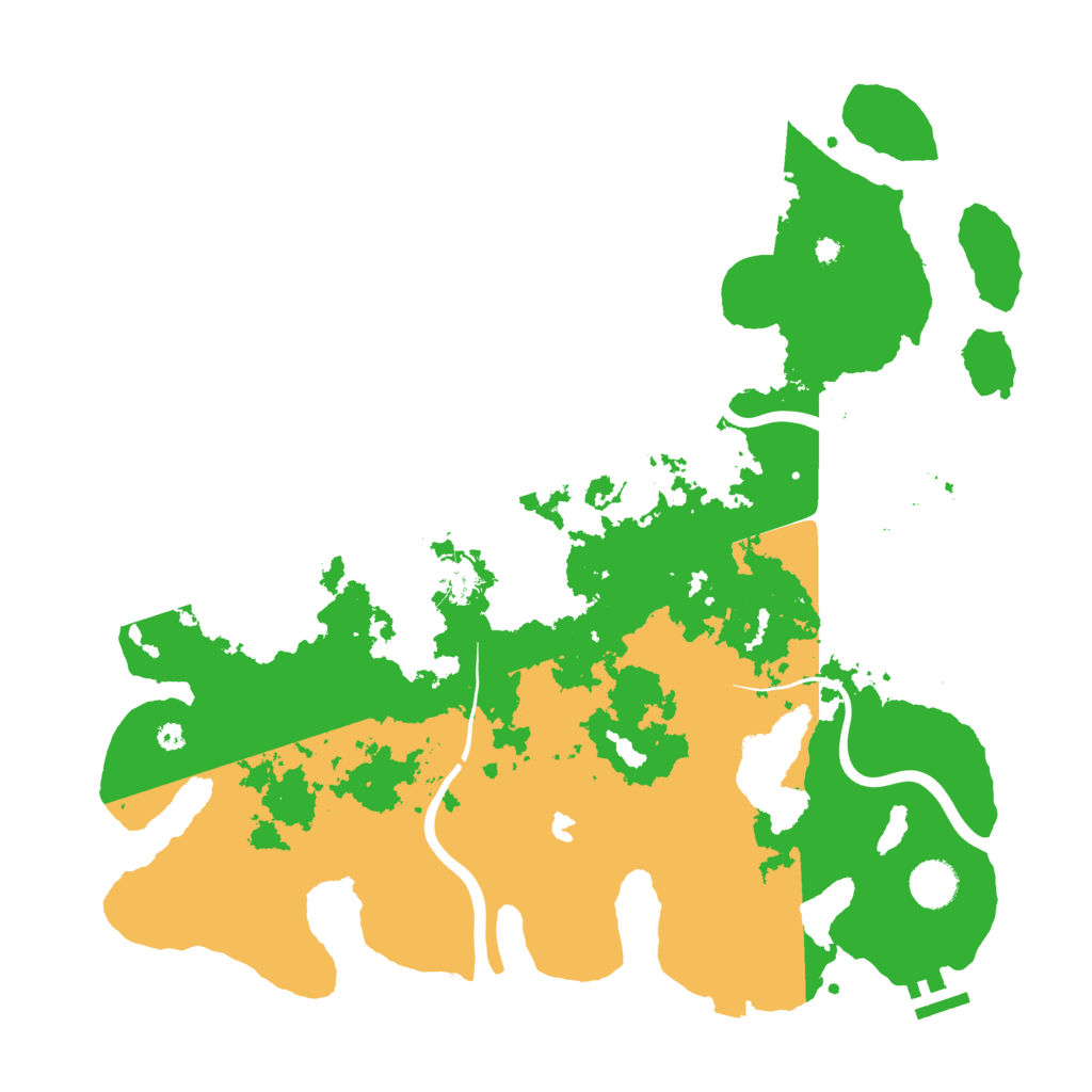 Biome Rust Map: Procedural Map, Size: 4000, Seed: 2469923