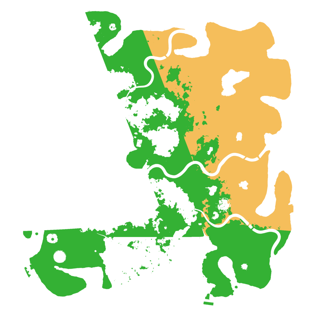 Biome Rust Map: Procedural Map, Size: 4500, Seed: 877712140