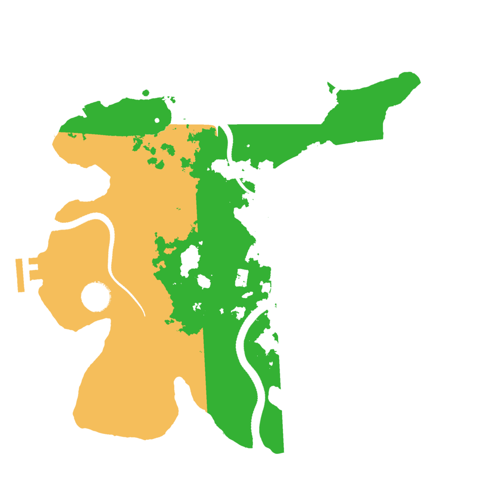 Biome Rust Map: Procedural Map, Size: 3000, Seed: 4072638