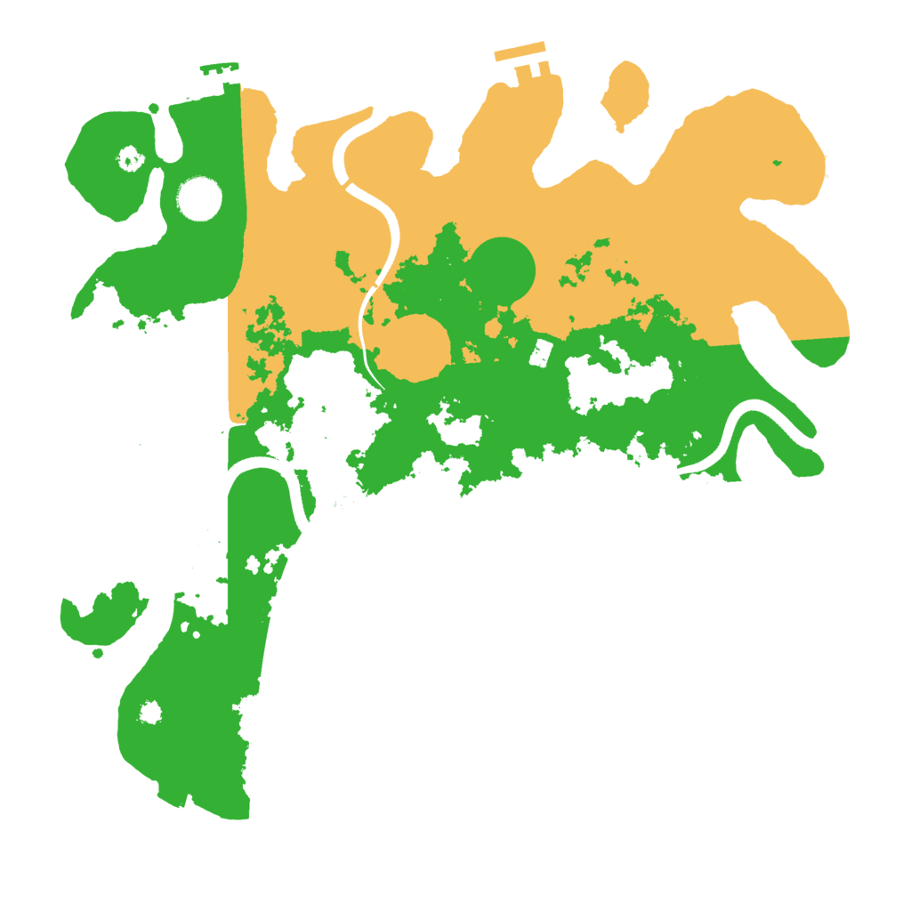 Biome Rust Map: Procedural Map, Size: 3600, Seed: 110718044