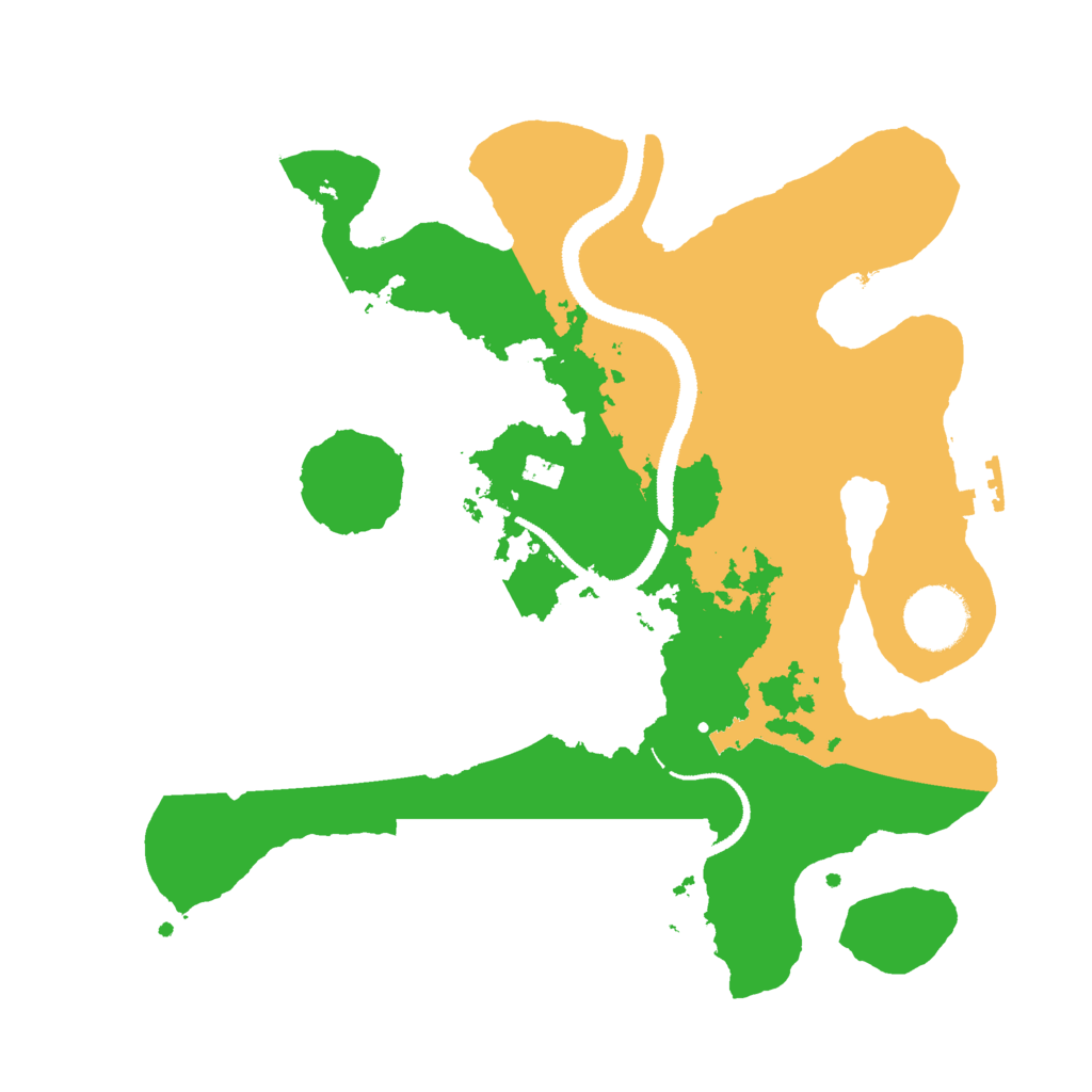 Biome Rust Map: Procedural Map, Size: 3000, Seed: 335699081