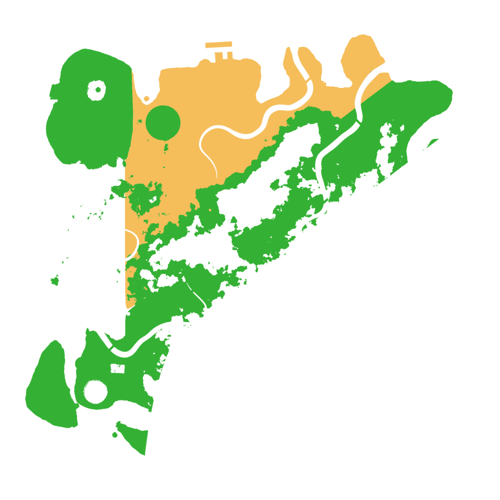 Biome Rust Map: Procedural Map, Size: 3800, Seed: 1025067887