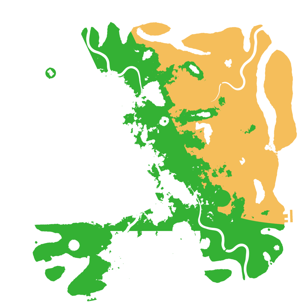 Biome Rust Map: Procedural Map, Size: 5000, Seed: 23743
