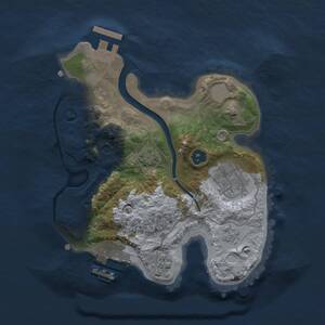 Thumbnail Rust Map: Procedural Map, Size: 2200, Seed: 1002471794, 8 Monuments