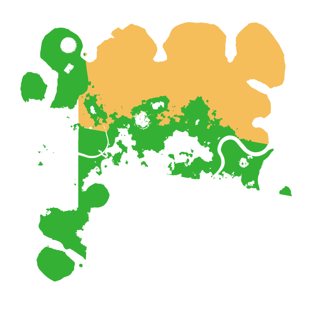 Biome Rust Map: Procedural Map, Size: 3500, Seed: 1768434614