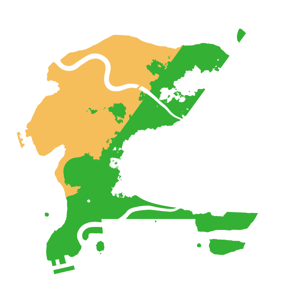 Biome Rust Map: Procedural Map, Size: 2800, Seed: 1062251187