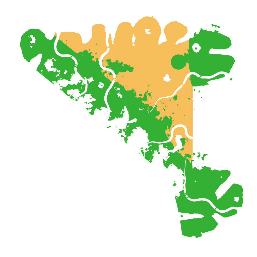 Biome Rust Map: Procedural Map, Size: 4500, Seed: 1242