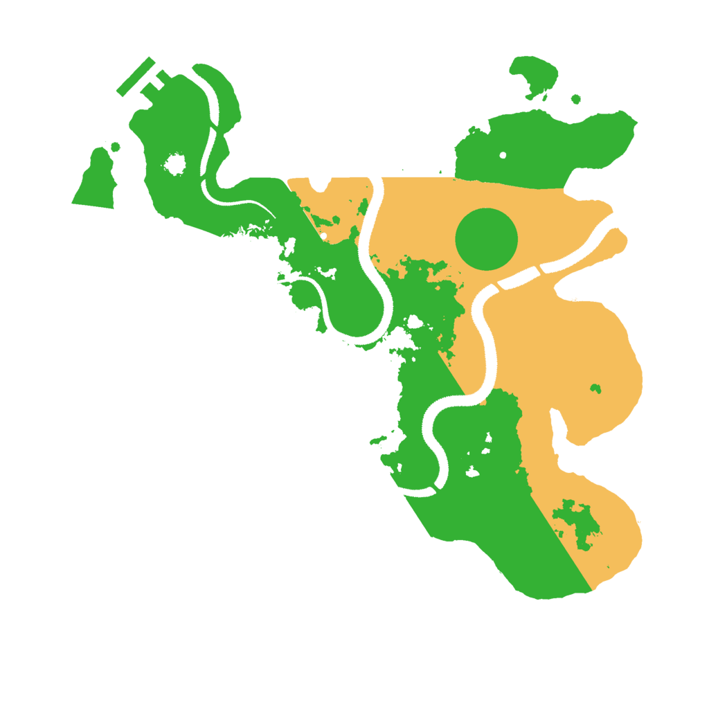 Biome Rust Map: Procedural Map, Size: 3000, Seed: 904672887
