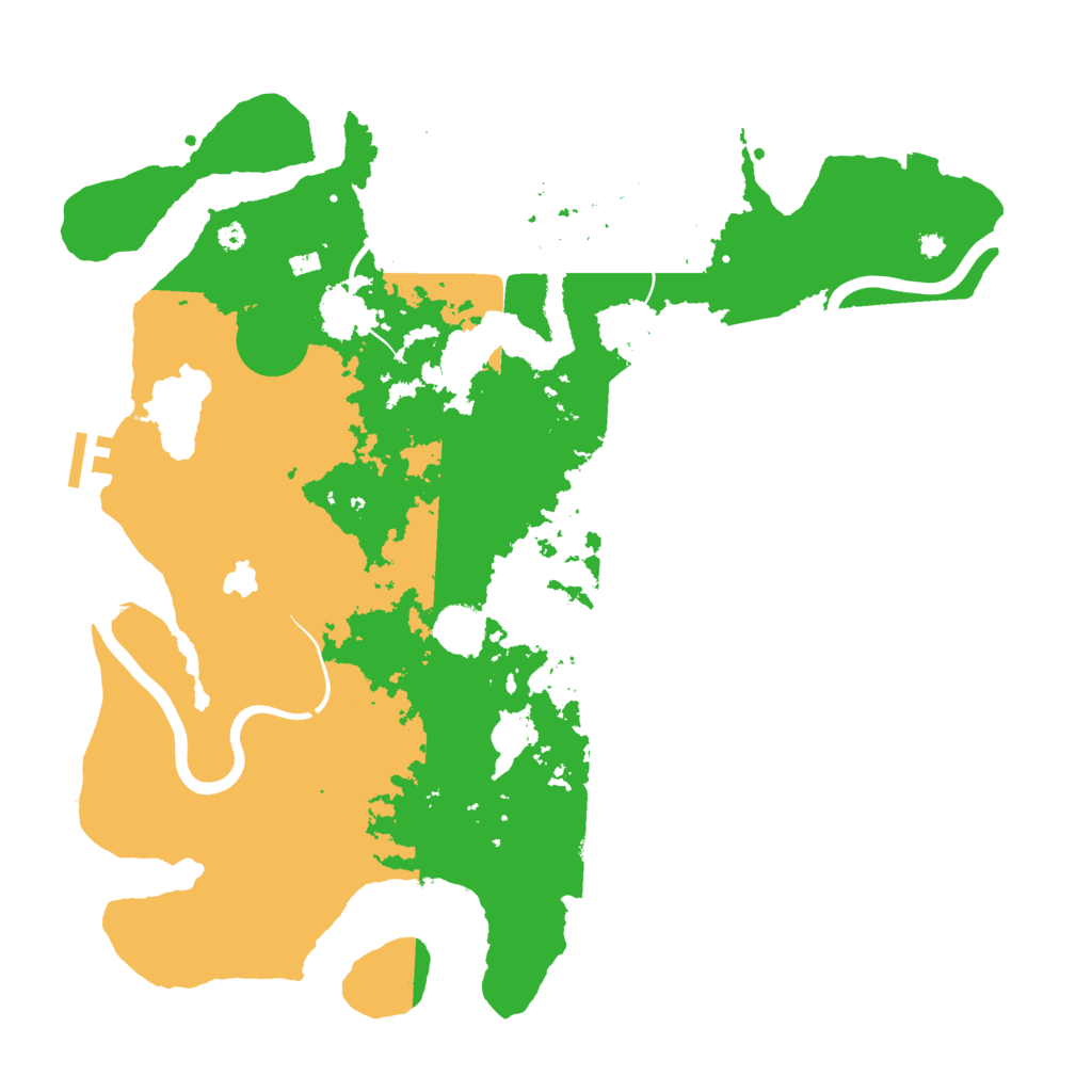 Biome Rust Map: Procedural Map, Size: 4000, Seed: 1253403289