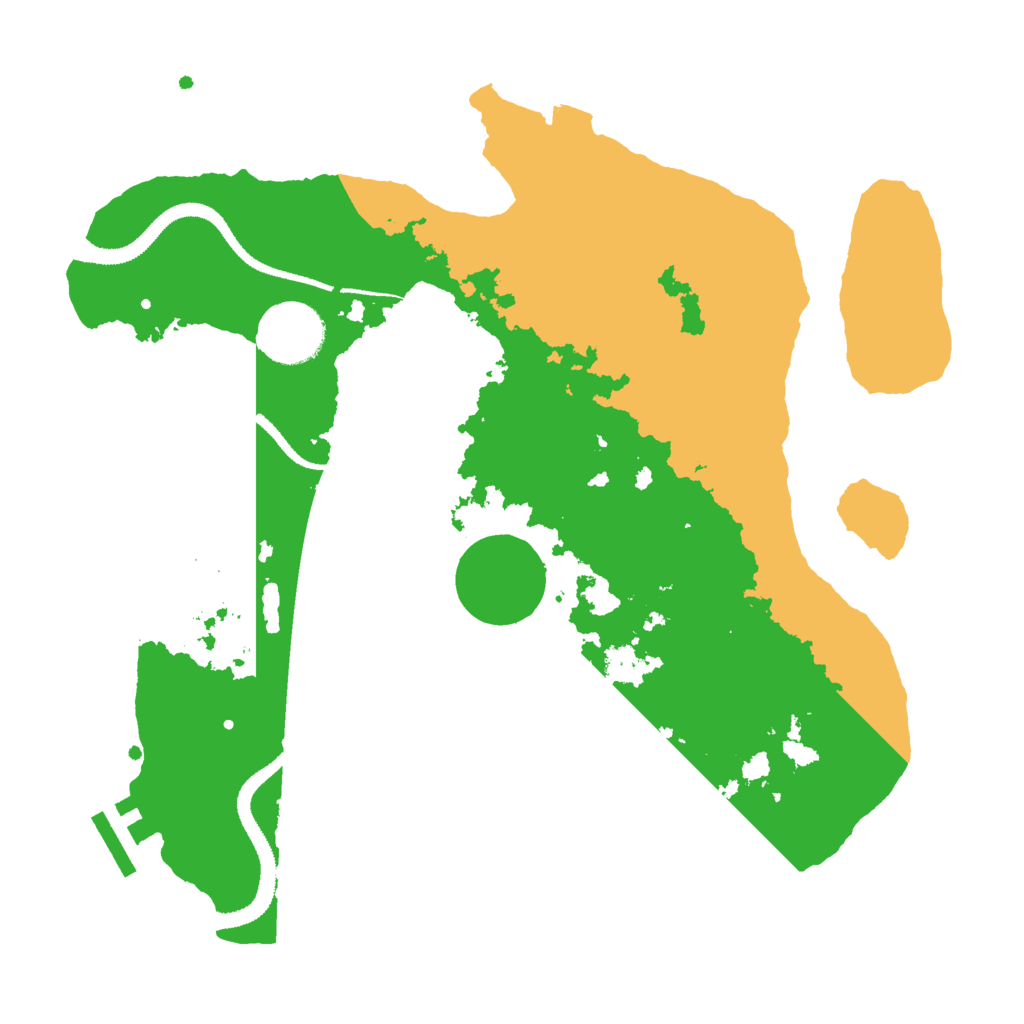 Biome Rust Map: Procedural Map, Size: 3000, Seed: 1288710552