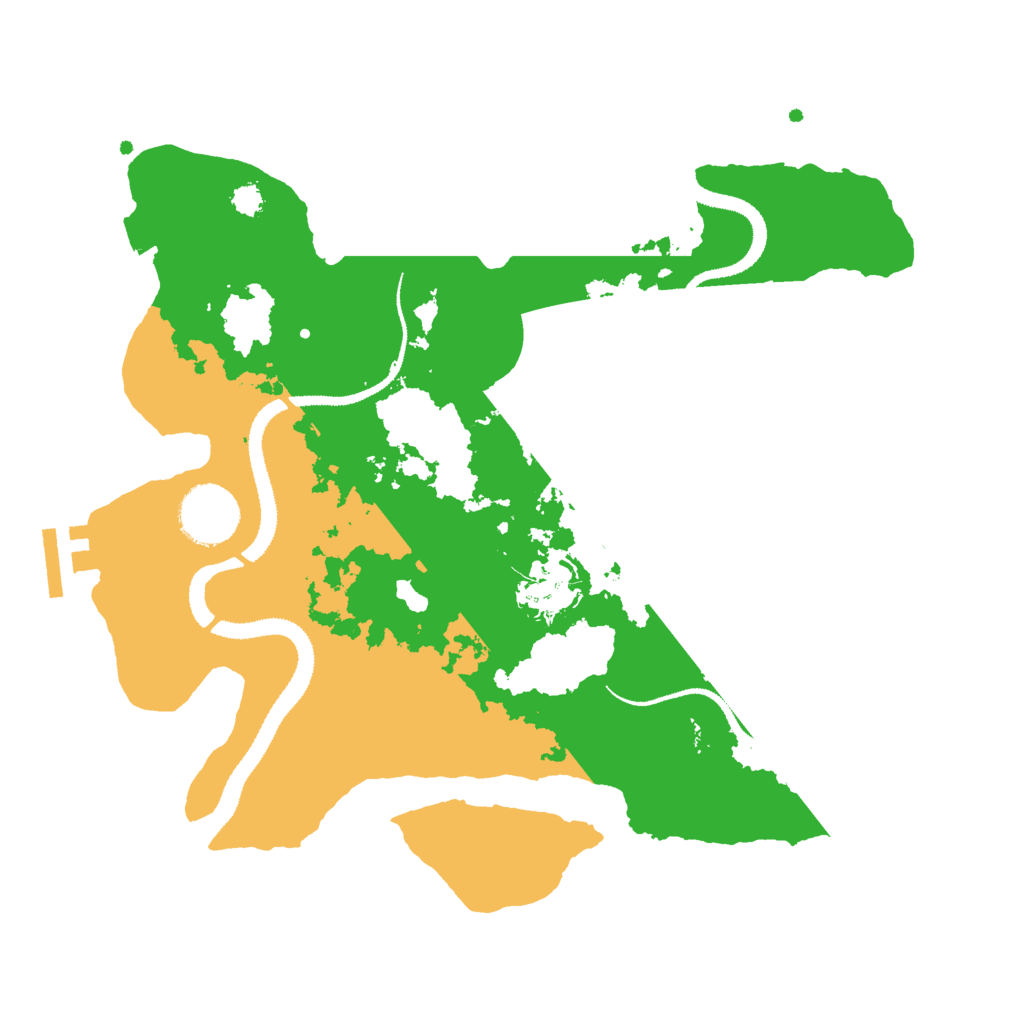 Biome Rust Map: Procedural Map, Size: 3000, Seed: 1313946451