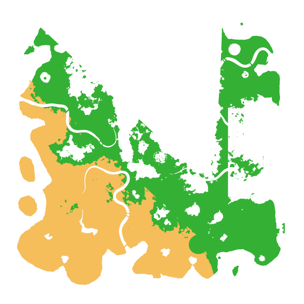 Biome Rust Map: Procedural Map, Size: 4500, Seed: 1095814844