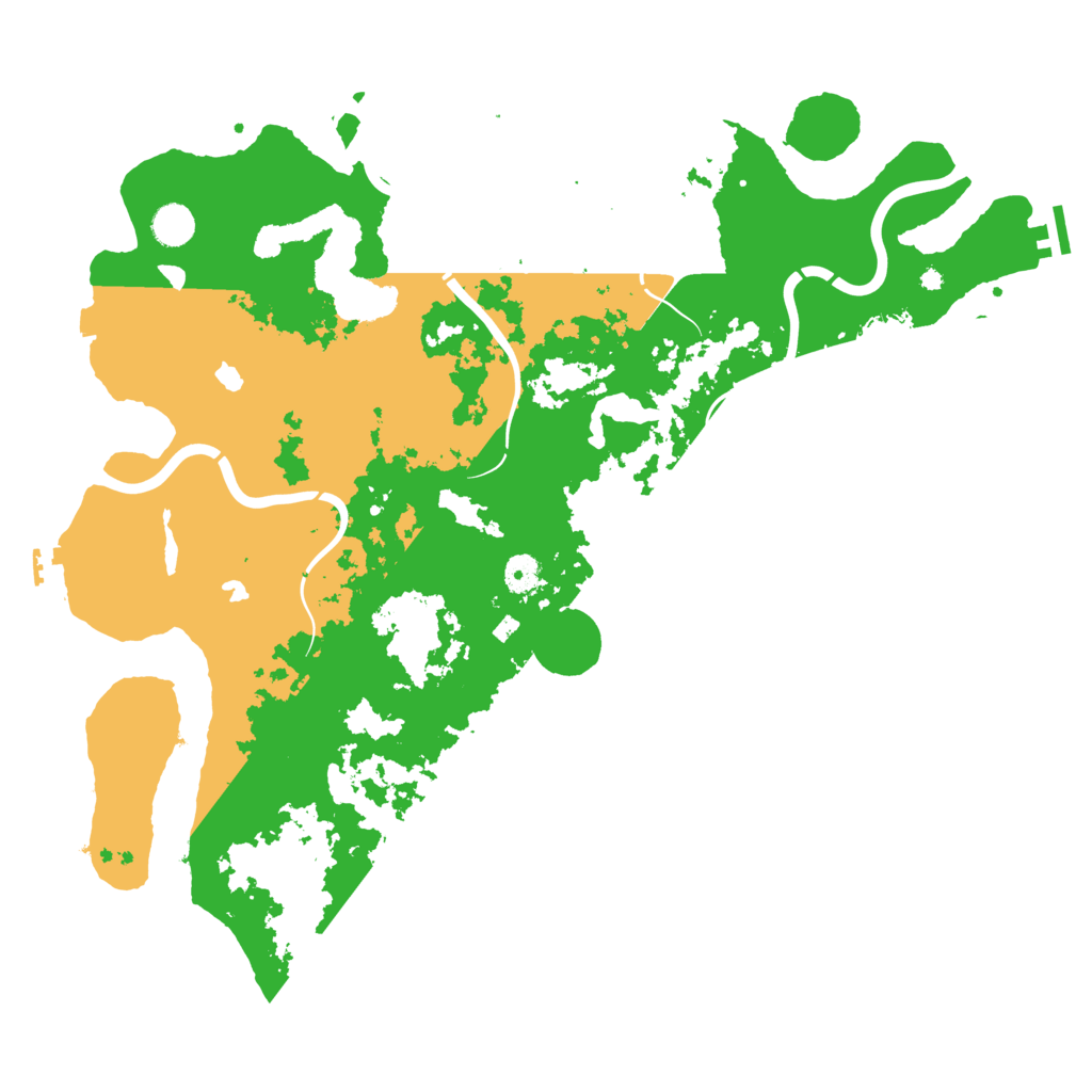 Biome Rust Map: Procedural Map, Size: 4500, Seed: 286616157