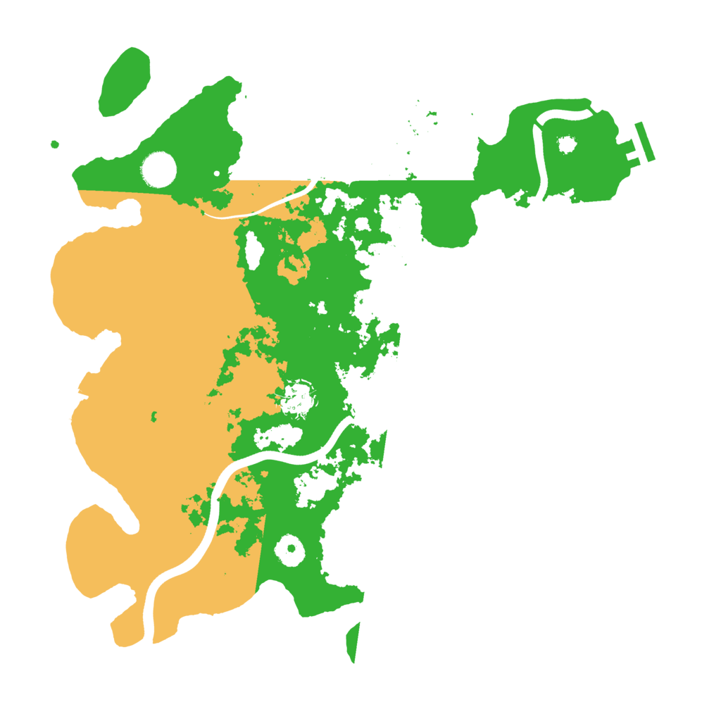 Biome Rust Map: Procedural Map, Size: 3600, Seed: 949920954