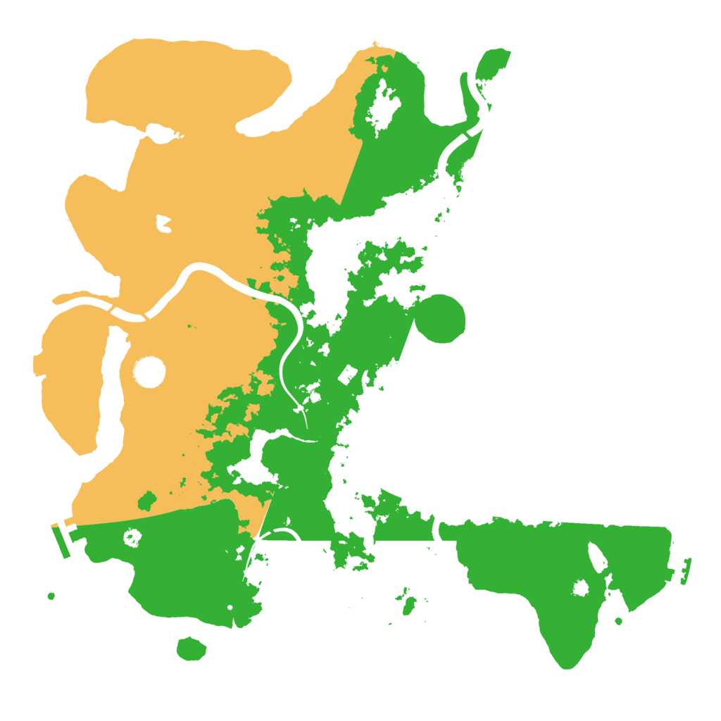 Biome Rust Map: Procedural Map, Size: 4000, Seed: 674789568