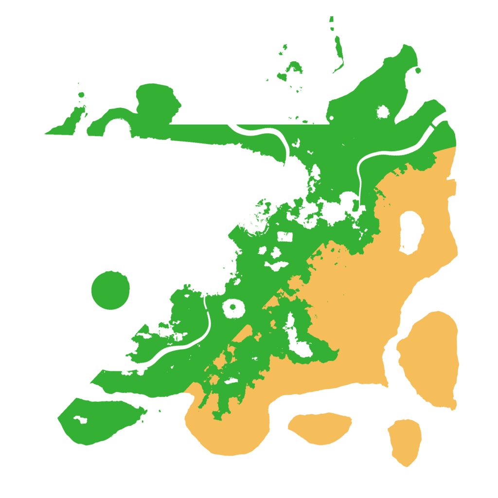 Biome Rust Map: Procedural Map, Size: 3500, Seed: 1578780035