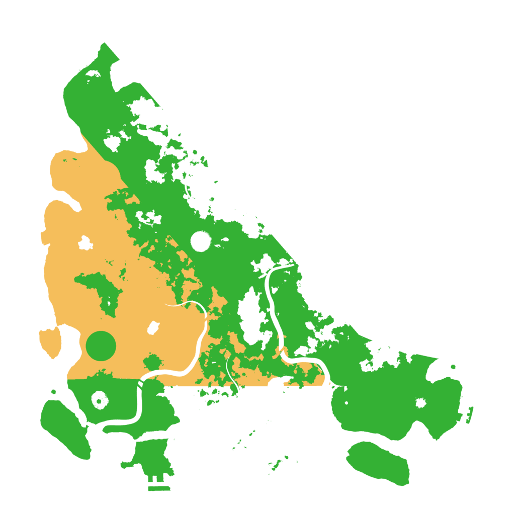 Biome Rust Map: Procedural Map, Size: 4500, Seed: 21412412