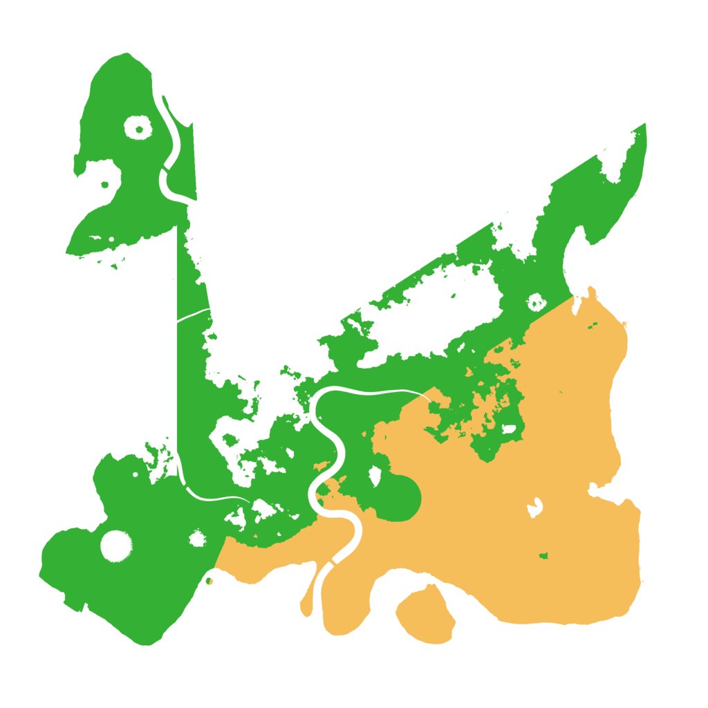 Biome Rust Map: Procedural Map, Size: 4000, Seed: 100866564