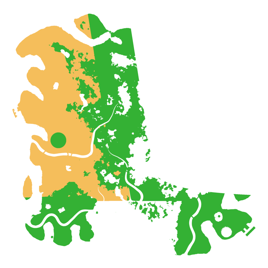Biome Rust Map: Procedural Map, Size: 4500, Seed: 328462