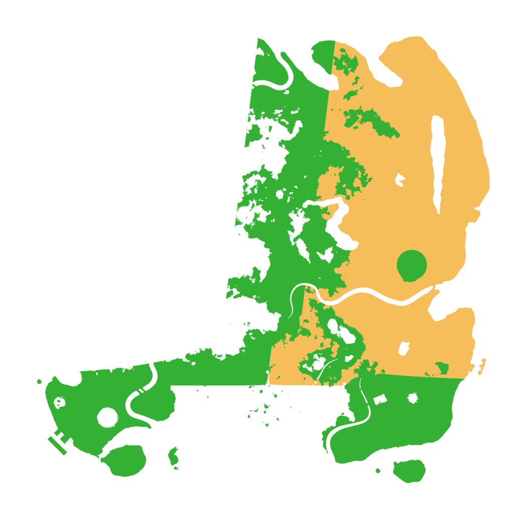 Biome Rust Map: Procedural Map, Size: 4500, Seed: 404909