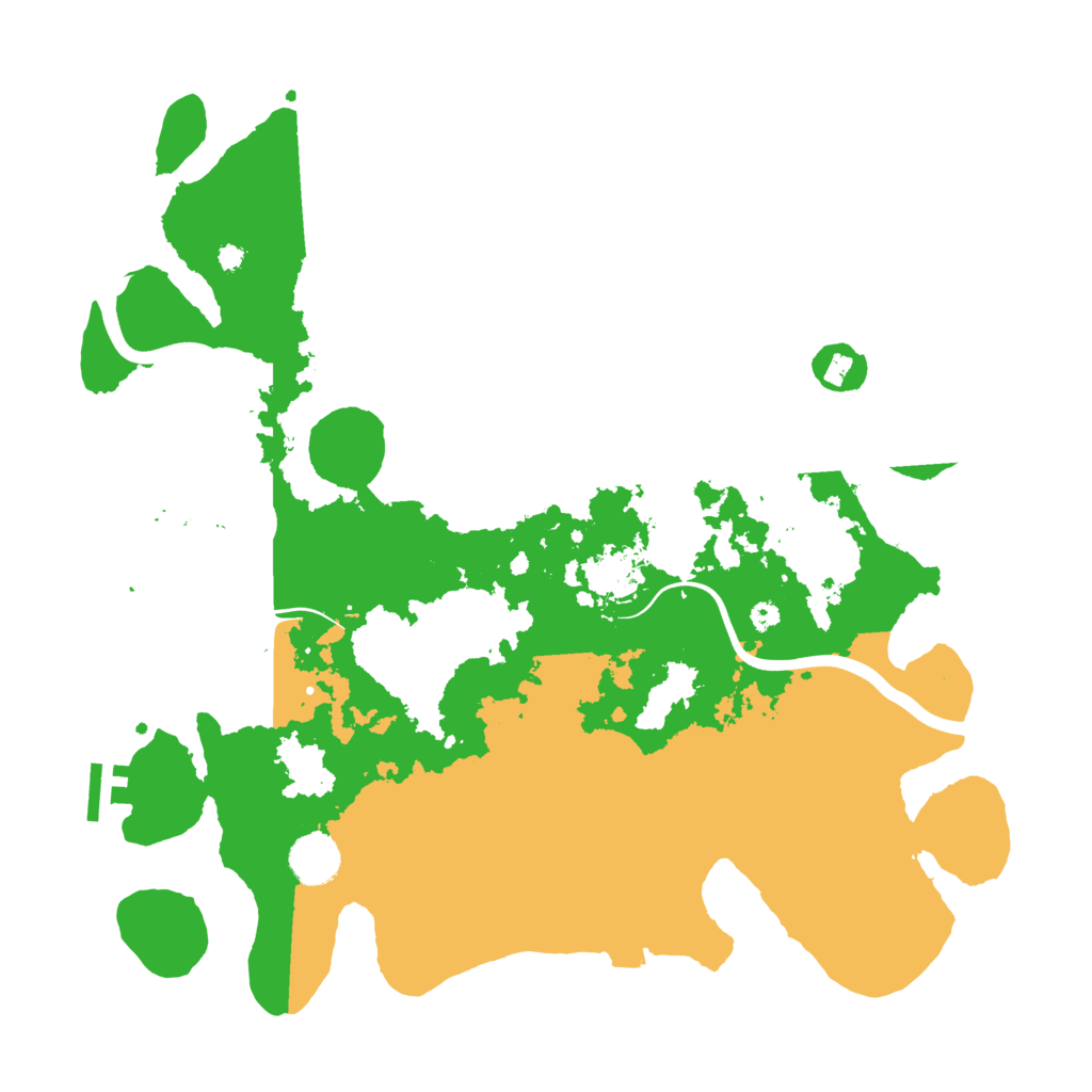 Biome Rust Map: Procedural Map, Size: 3800, Seed: 99077693