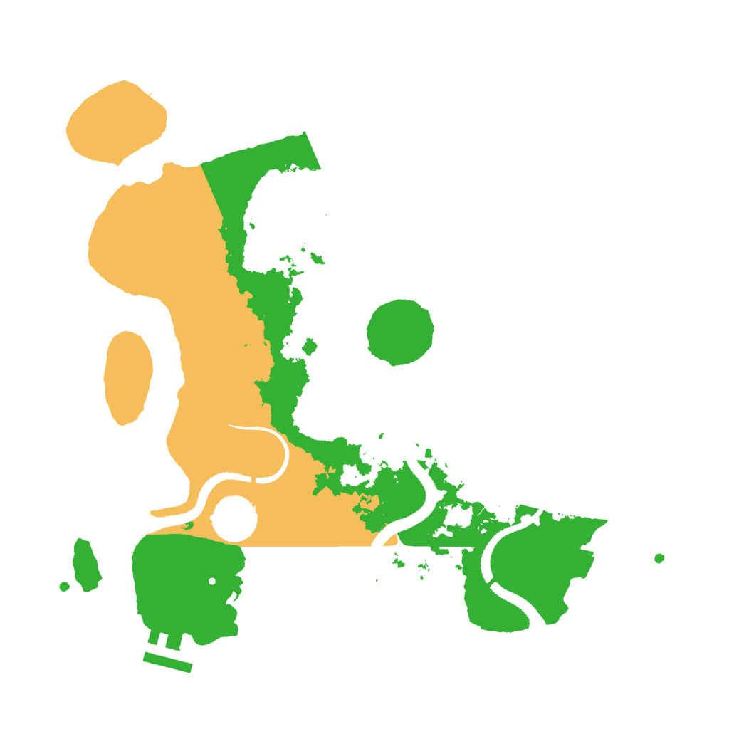 Biome Rust Map: Procedural Map, Size: 3000, Seed: 6387