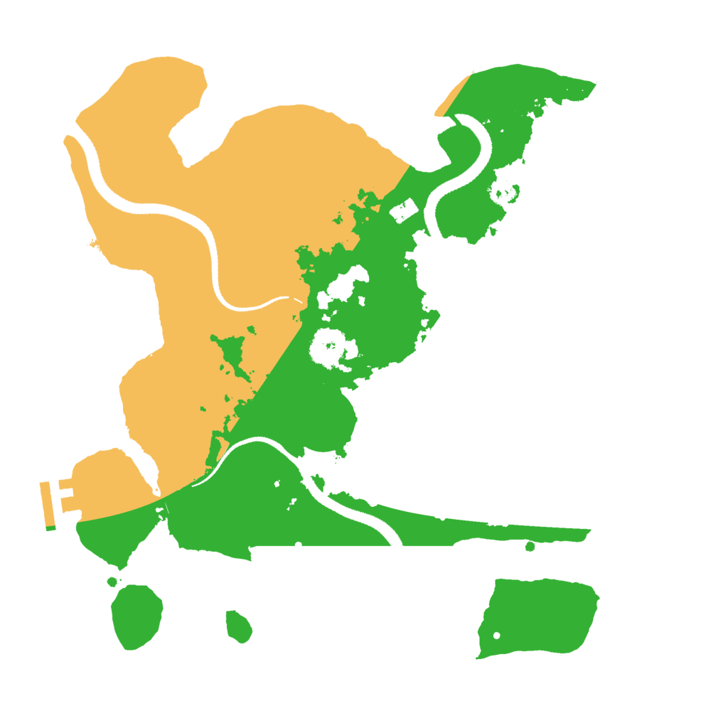 Biome Rust Map: Procedural Map, Size: 3000, Seed: 1709929082