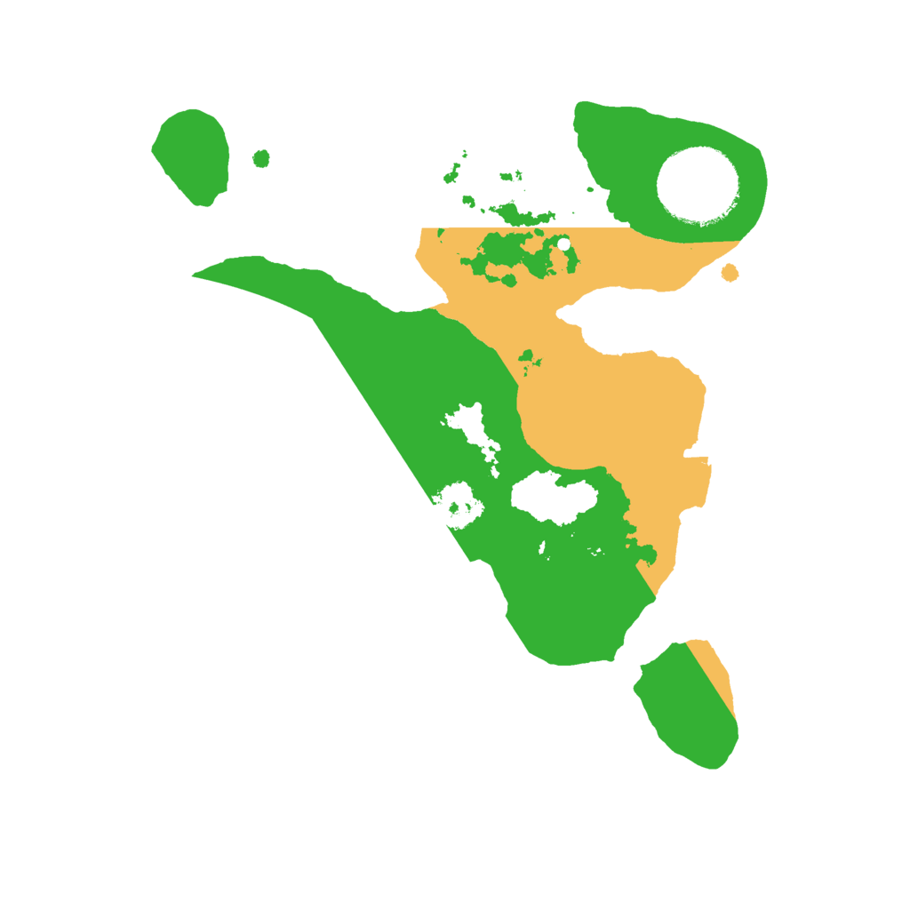 Biome Rust Map: Procedural Map, Size: 2100, Seed: 480850233