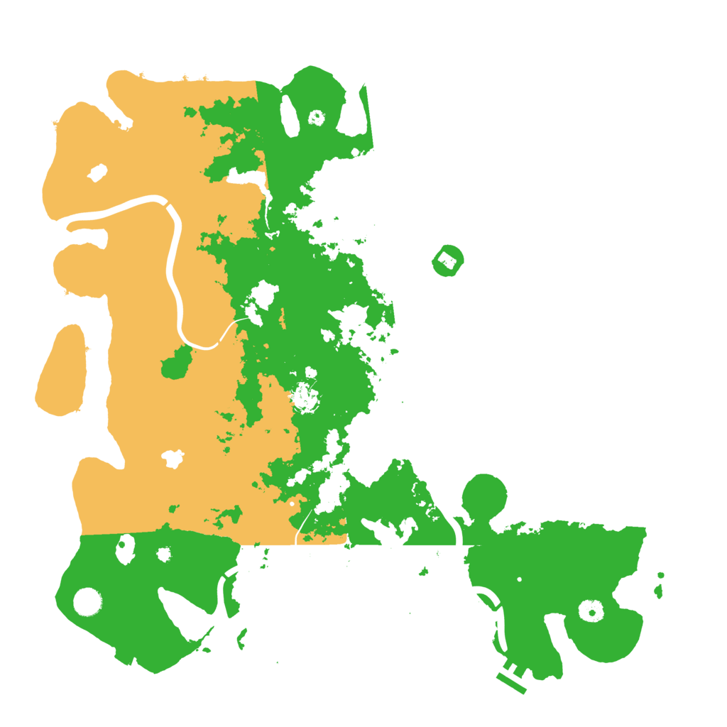 Biome Rust Map: Procedural Map, Size: 4500, Seed: 15202