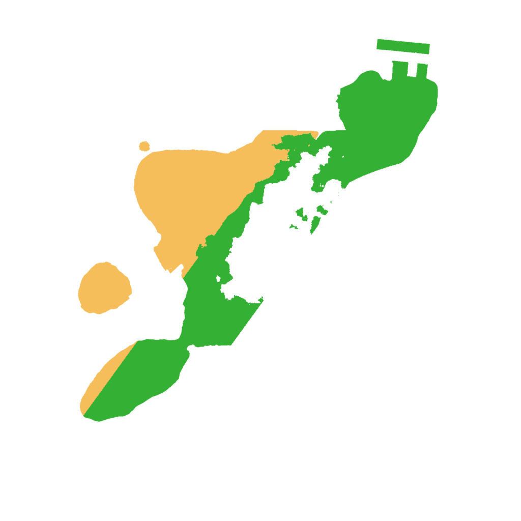 Biome Rust Map: Procedural Map, Size: 2000, Seed: 968351640
