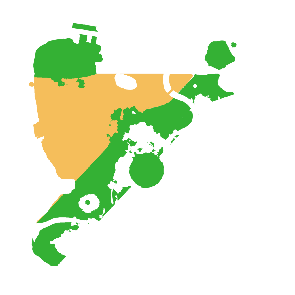 Biome Rust Map: Procedural Map, Size: 2300, Seed: 620510468