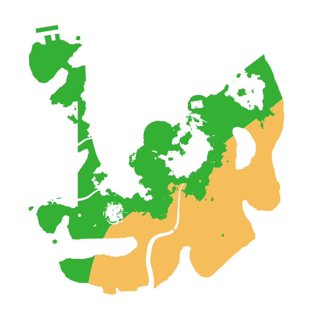 Biome Rust Map: Procedural Map, Size: 2800, Seed: 470566983