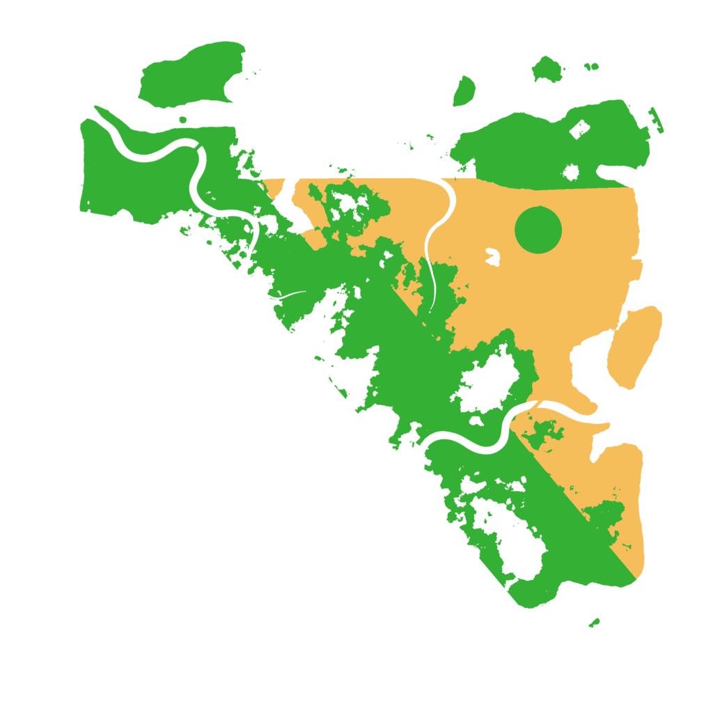 Biome Rust Map: Procedural Map, Size: 4000, Seed: 24801099