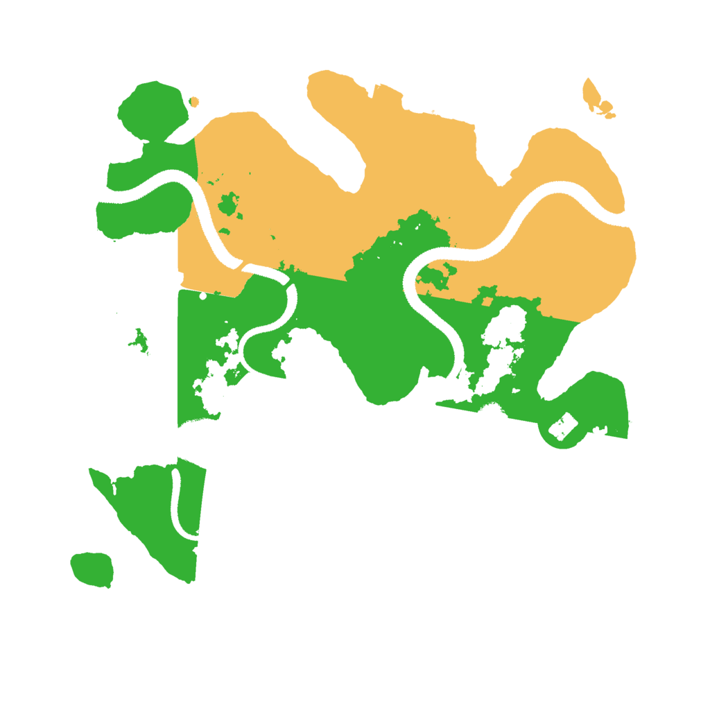 Biome Rust Map: Procedural Map, Size: 2800, Seed: 245532027