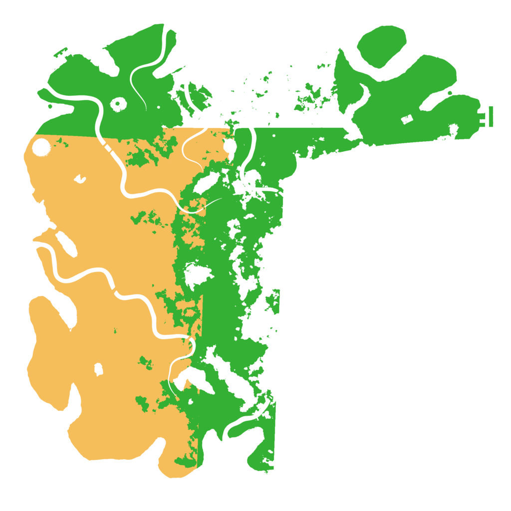 Biome Rust Map: Procedural Map, Size: 5000, Seed: 1704976766