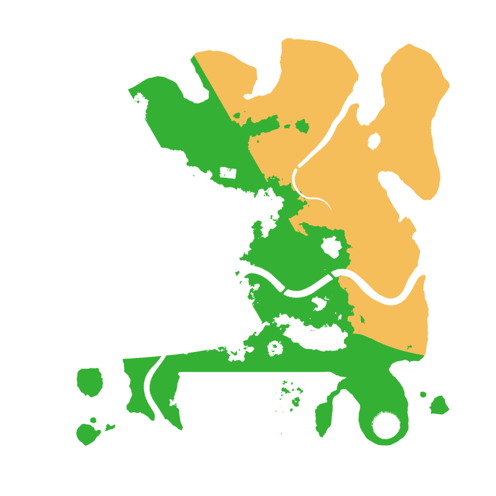 Biome Rust Map: Procedural Map, Size: 3250, Seed: 554632572