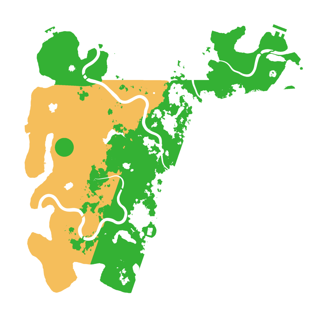 Biome Rust Map: Procedural Map, Size: 4500, Seed: 1702602970