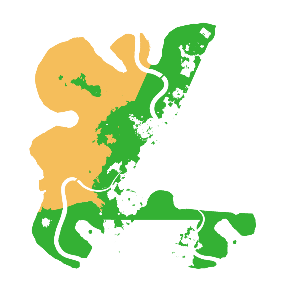 Biome Rust Map: Procedural Map, Size: 3000, Seed: 52962