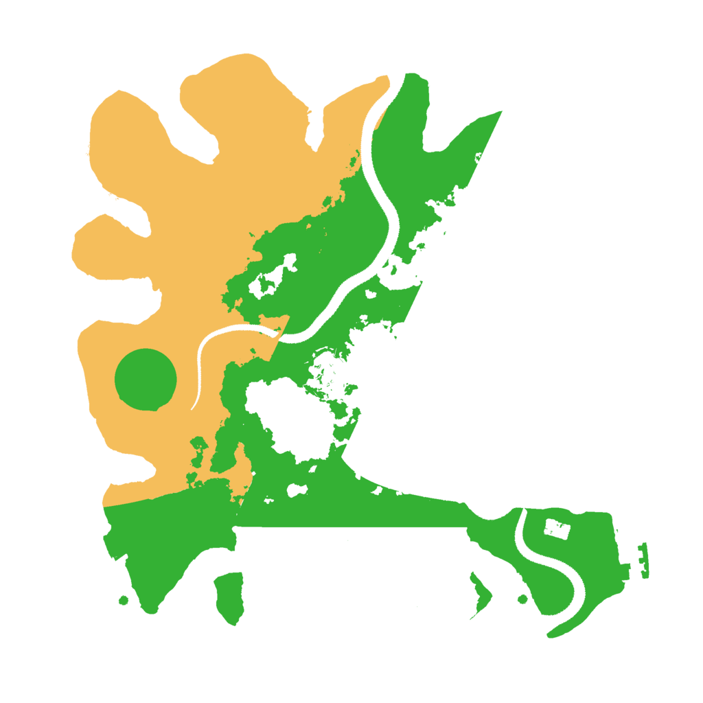 Biome Rust Map: Procedural Map, Size: 3000, Seed: 825353813