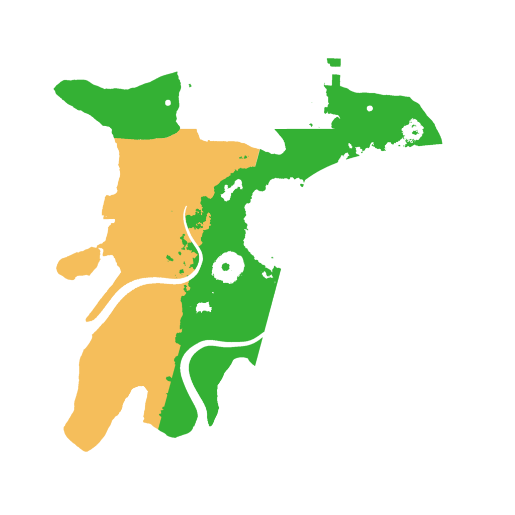 Biome Rust Map: Procedural Map, Size: 2500, Seed: 1505658467